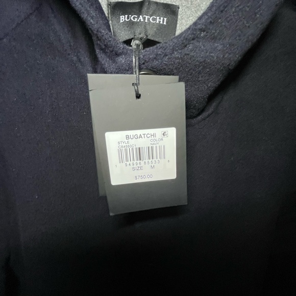 Bugatchi Water Resistant Wool & Cashmere Hooded Duffle Coat - Picture 7 of 8